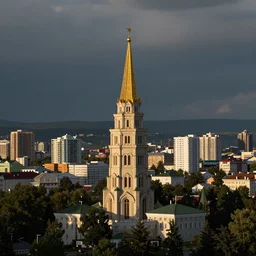 wizards tower of stavropol, city landscapes, city photos,