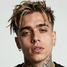 hyper realistic and detailed closeup of xxxtentacion