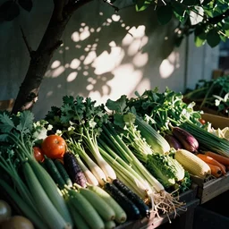 film still of fresh produce making beats