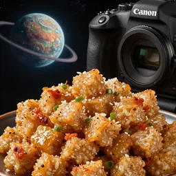 highly detailed professional studio closeup food photography of food from a distant planet, canon eos, 4 k