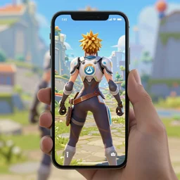 tracer from overwatch smartphone photo