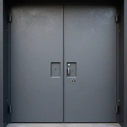 a 1 9 8 0 s sci - fi double door texture by ron cobb and greg rutkowski, photo realistic, very realistic 8 k