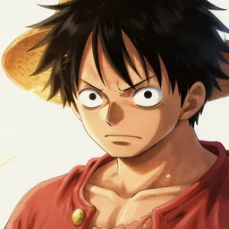goro fujita ilustration of luffy, small streaks of light through, painting by goro fujita, sharp focus, highly detailed, artstation