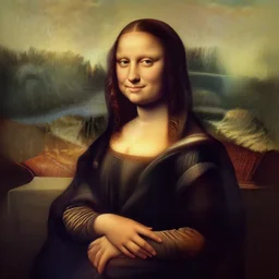 portrait of a beautiful long - haired woman sitting upon a table with heightened detail, detailed facial expression, detailed surroundings, elegant, highly detailed, centered, digital painting, artstation, concept art, smooth, sharp focus, illustration, by ( leonardo da vinci ), wlop