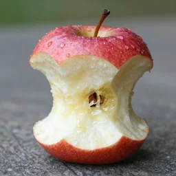 a bitten apple