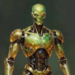 close up sci - fi horror art simon stalenhag basketball robot, green amber and diamond skin, elegant, highly detailed, centered, digital painting, concept art, smooth, sharp focus, illustration, artgerm, tomasz alen kopera, peter mohrbacher, donato giancola, joseph christian leyendecker, wlop, frank frazetta
