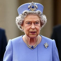 queen elizabeth, realistic, 8 k, extremely detailed, cgi, trending on artstation, hyper - realistic render, by greg rutkowski