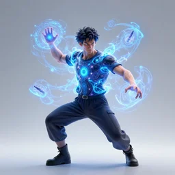 a powerful psychic guy emitting psychic powers, psychic, psychic powers, magic, artstation, HQ scan, ufotable studio art style, by moebius, moebius art, aesthetic!,
