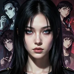 ghoulpunk woman | | very very anime!!!, fine - face, audrey plaza, realistic shaded perfect face, fine details. anime. realistic shaded lighting poster by ilya kuvshinov katsuhiro otomo ghost - in - the - shell, magali villeneuve, artgerm, jeremy lipkin and michael garmash and rob rey