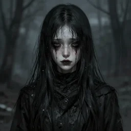 russian sad doomer, detailed, masterpiece, trending on artstation, featured on pixiv, hd, 4 k, 8 k