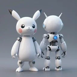 pokemon mew two, smooth design, modern, minimal robot by frank franzetta, biomechanical, 4 k, hyper detailed