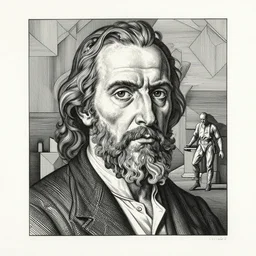 lithography on paper secret artifact conceptual figurative post - morden monumental dynamic portrait by goya and escher and hogarth, illusion surreal art, highly conceptual figurative art, intricate detailed illustration, controversial poster art, polish poster art, geometrical drawings, no blur