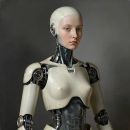a portrait of a female android by fra bartolommeo