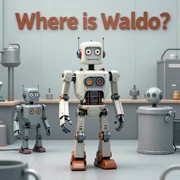 where is waldo? robot factory