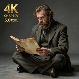 lotus pose, hyperrealistic photo of chapaev reading an ancient folio, muted color, deep shadows and light, super detail, very detailed drawing, 8 k, cinematic lighting, epic composition, stylization for real life, stylization for social realism, fashionable art station, very high detail, stunning, hdr, smooth, clear focus, high resolution, award - winning photography, slr camera, 5. 0 mm