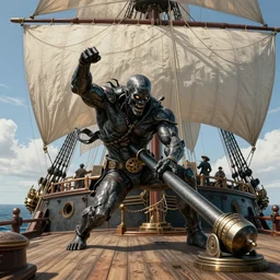 kraken killed by harpoon on deck of an old warship with sails, unreal engine, octane render, style of midjourney, highly detailed, elegant, digital illustration, detailed, intricate, sharp focus, digital painting, deep focus, artstation, art by artgerm and greg rutkowski