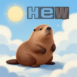freya the walrus enjoying heaven, linotype