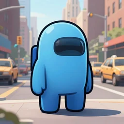 funny haha among us crewmate in real life new york city