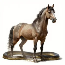horse snake hybrid, art by artgerm and greg rutkowski and magali villeneuve, d & d, fantasy, highly detailed, digital painting, trending on artstation, concept art, sharp focus, illustration
