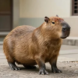 Capybara as Fidel Castro