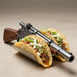 a fully loaded taco gun