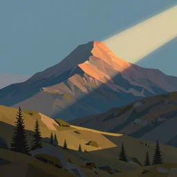 evokes a sense of wonder, a simple textured vector based illustration, critical detail, contrasting colors, sharp focus, atmospheric dreamscape painting, wlop by ( artstation and picasso )