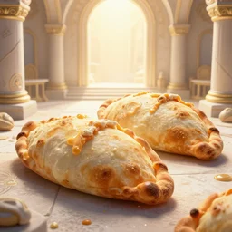pizza pockets of valhalla, highly detailed, radiant light, intricate environment