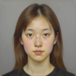 Portrait of a cute woman,  very coherent, painted by painted by Benjamin Björklund