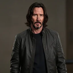 Keanu Reeves as ghostrider 4K quality Super Realistic