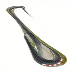 new race track minimalistic scheme, auto track, motorsports race track, herman tilke, monza, nordschleife, long straights, curves, view from above, white background, minimalistic style