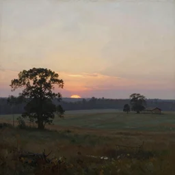 a landscape by william russell flint, dawn