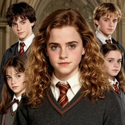 Emma Watson as Hermione Granger, magnificent, medium shot, close up, details, sharp focus, elegant, highly detailed, illustration, by Jordan Grimmer and greg rutkowski and PiNe(パイネ) and 薯子Imoko and 香川悠作 and wlop!! and maya takamura, intricate, beautiful, Trending artstation, pixiv, digital Art
