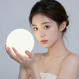 head and shoulders portrait of a flower fairy, holding glowing white orb in hands, illustration, watercolor, alan lee, detailed, pretty, ethereal, realistic, refined, beautiful, trending on artstation,