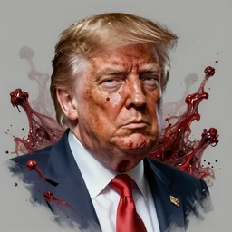 donald trump's disgusting true form bursting from within, horror, high details, intricate details, by dan mumford, 1 9 8 0 s, inking, vintage 8 0 s print, screen print