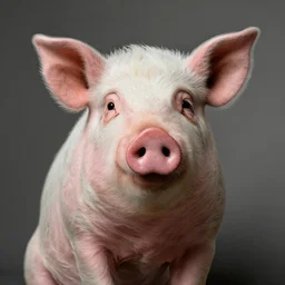 portrait of pablo picasso as a pig