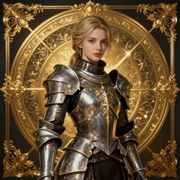 portrait of a beautiful 20-year-old woman Knight, Dark Souls 3 themed, in style of Valentin Serov, in style of Ruan Jia, insanely detailed and intricate, golden ratio, elegant, ornate, luxury, elite, matte painting, cinematic, cgsociety, James jean, Brian froud, ross tran, Laputa