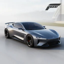 concept sedan from artstation in forza horizon, beamng, grand theft auto, need for speed. art by filip hodas and artgerm. indoor, rhads. 3 d render, surrealism, hyperrealism.