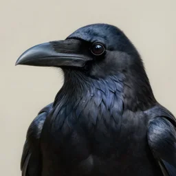 closeup portrait of a raven, realistic, professionally, professionally color graded, intricate, elegant, highly detailed, centered, digital painting, artstation, concept art, smooth, sharp focus, illustration, artgerm, tomasz alen kopera, peter mohrbacher, donato giancola, mucha, joseph christian leyendecker, wlop, boris vallejo
