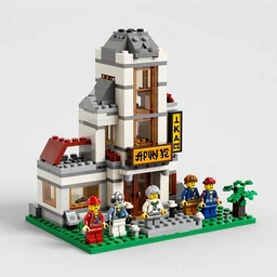Haven City from Jak 2 Lego set