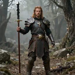 Terry crews portrayed as a Dungeons and Dragons berserker
