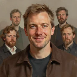photo of ernest crichlow with simple smile paint detailed digital artstation, portrait hd 4 k, y greg rutkowski and gaston bussiere and craig mullins and j. c. leyendecker, hd