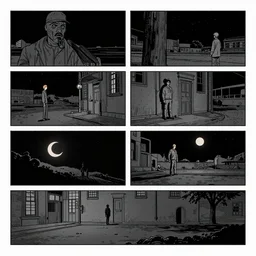 Surreal Twin Peaks comic page by Tomer Hanuka