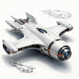 a design project of a warp drive, sketch, detailed project, industrial, high quality, highly detailed, 8 k, sci fi, realistic, sketchbook, concept art, functional