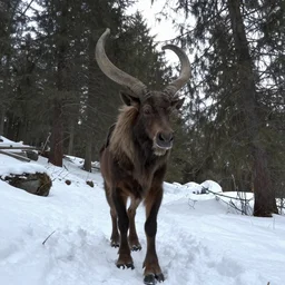 trailcam footage of krampus in an alpine forest