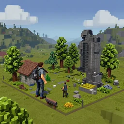 environment art of the last of us 2, voxel