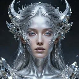 head and shoulders masterpiece portrait of the goddess gadot ( ∂ + m ) ψ = 0 by dan hillier, fantasy, graphene, silver soul, timeless, cosmic, crystal, antagonist, perfect symmetry, perfect skin, high contrast, intricate detail, super resolution, masterpiece, trending on artstation