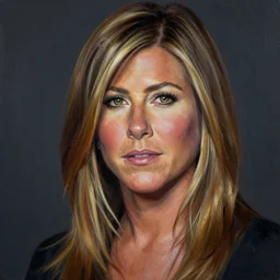 full body of Jennifer Aniston painted by Jean Delville, masterpiece, face detailed