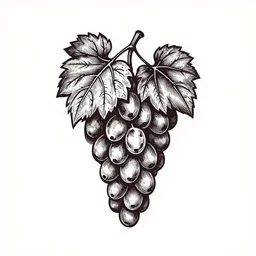 wine label, vector graphic, linocut grapevine by greg rutkowski, fine details, highly detailed