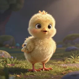 Taylor Swift as a chick in the Pixar movie by John Lasseter