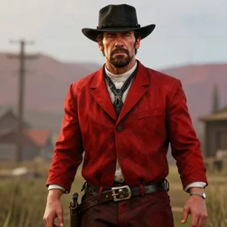 John Cena in red dead redemption 2 4K detail